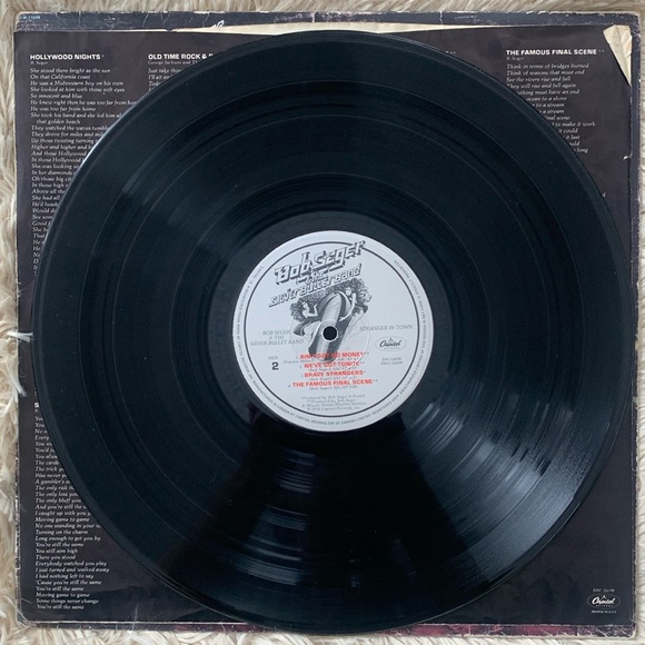 Bob Seger & Silver Bullet Band Stranger in Town Vinyl Record - Picture 5 of 6